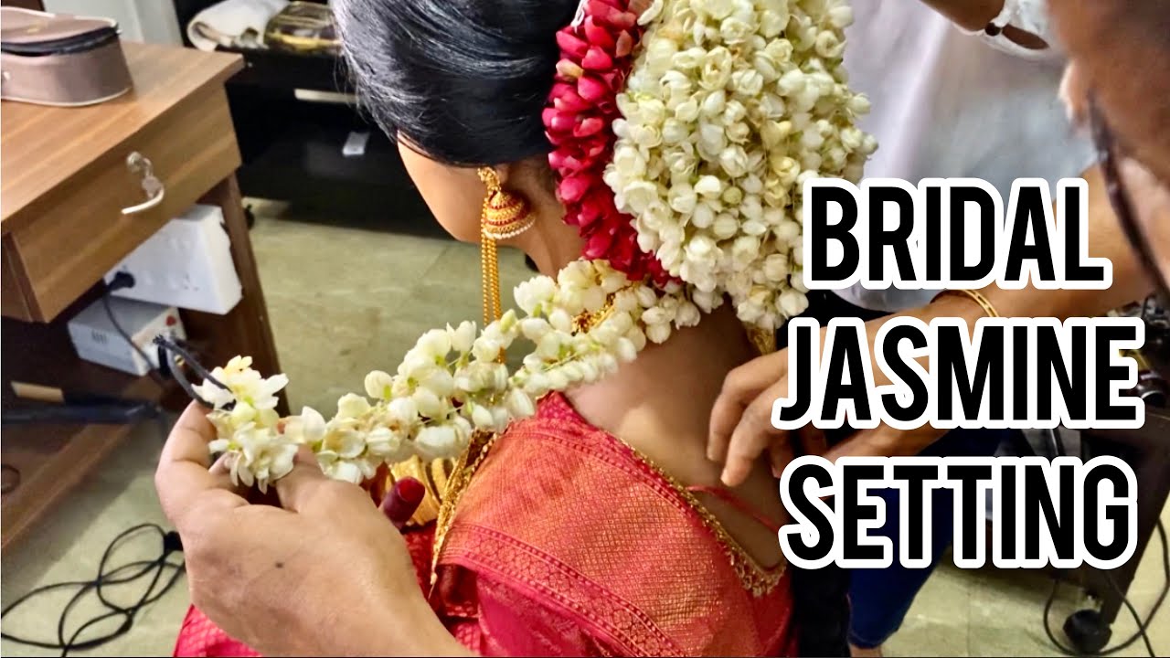 Easy bridal mullappu setting for Kerala bride