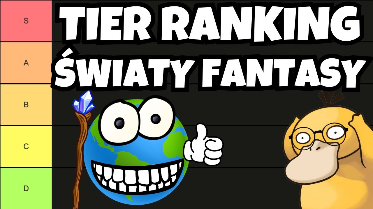 TIER RANKING ŚWIATÓW Z KSIĄŻEK FANTASY 🌎