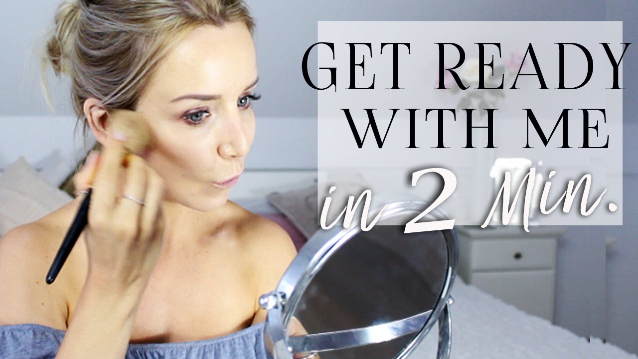 ALLTAGS Make Up in 2 Minuten - GET READY WITH ME deutsch - Foundationroutine