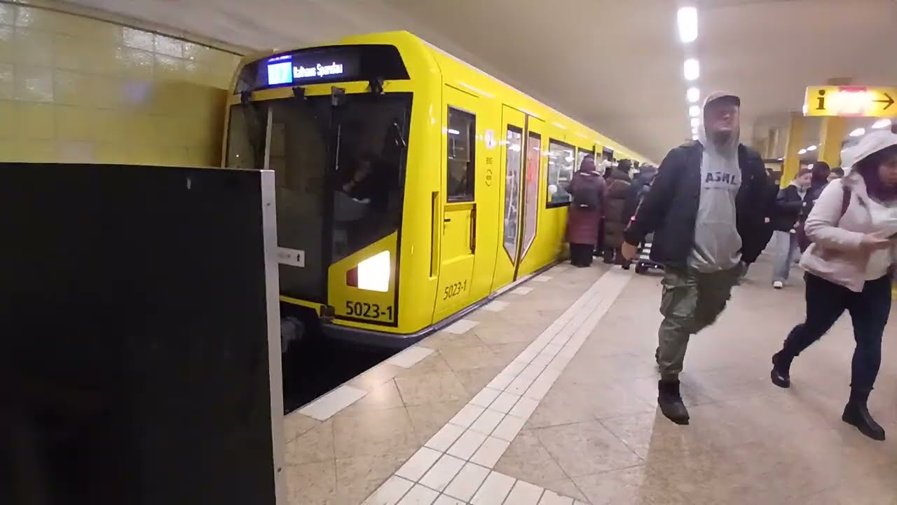 Mitfahrt Auf Der U7 Von Rudow Bis Neukölln I'm H Zug 5023-1 Aus der HU Teil 2/2