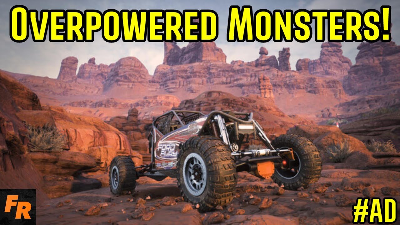 #AD Throwing Overpowered Monsters Offroad In Overpass 2
