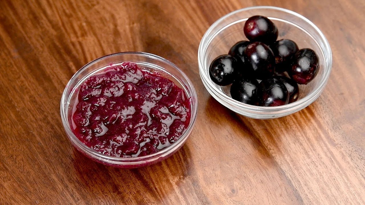 Homemade Jamun Fruit Jam Recipe | Easy Plum Jam | Black Berry Fruit in India