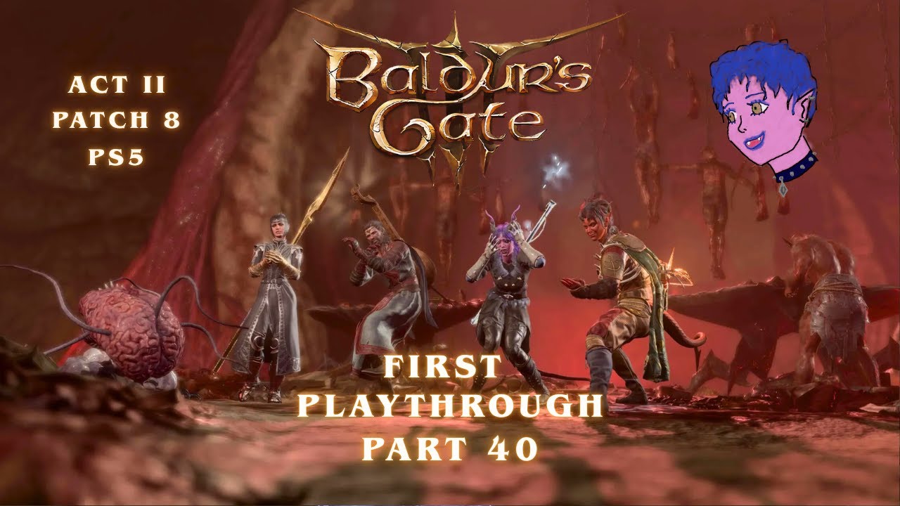 🧠 Mind Flayer Colony 🧠 - Baldur's Gate 3 - Part 40 - First Playthrough - Patch 8 - PS5