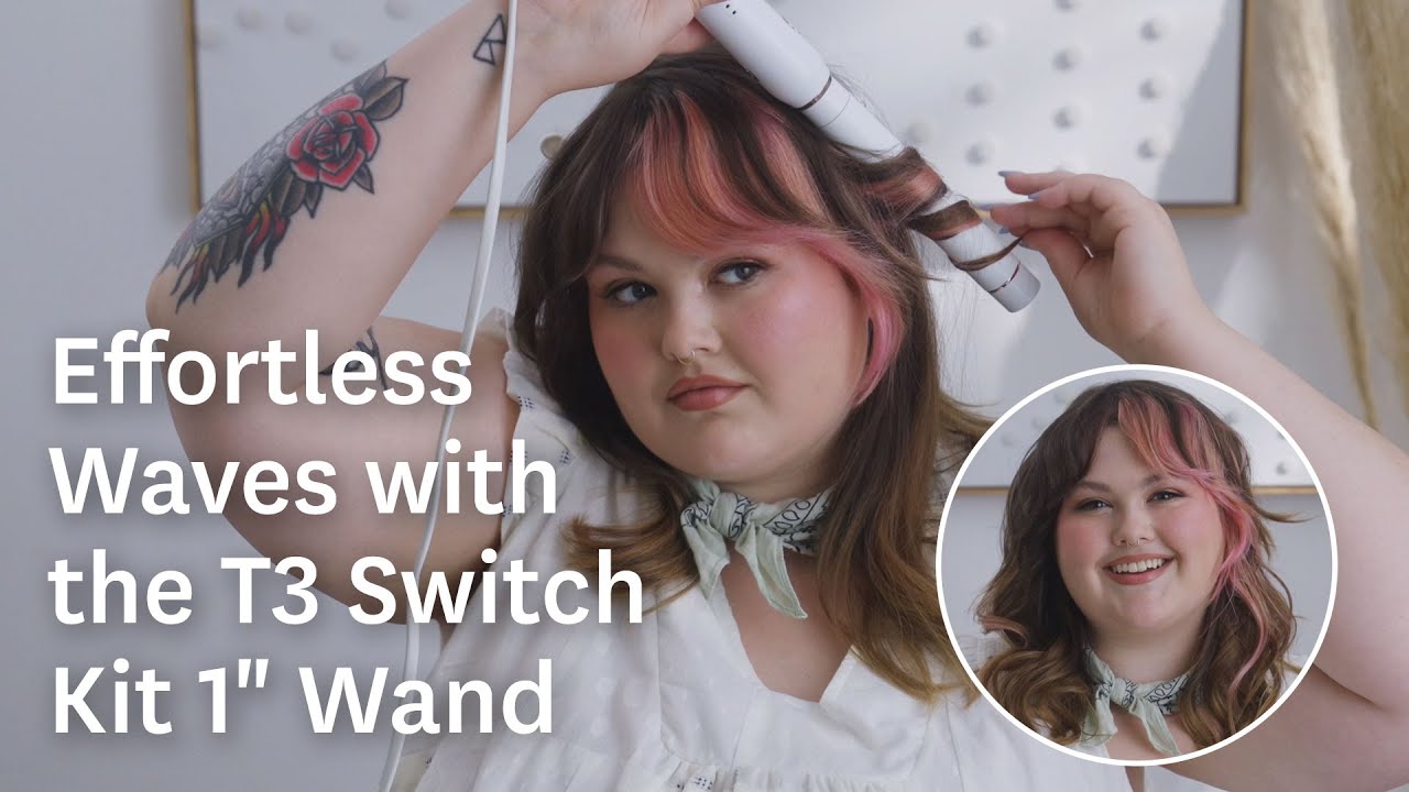 Styling Effortless Waves on Layered Hair with the T3 Switch Kit 1