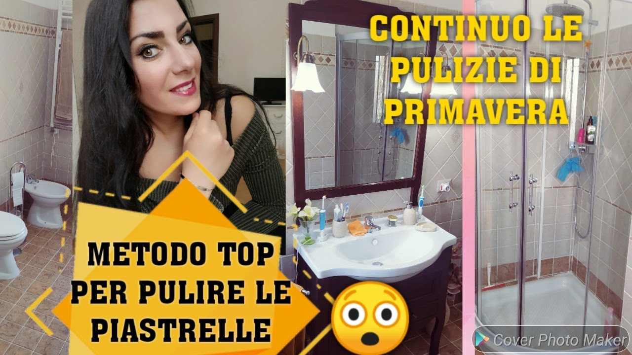 METODO TOP PER PULIRE LE PIASTRELLE 😲CONTINUO LE PULIZIE DI PRIMAVERA 🌺🌄