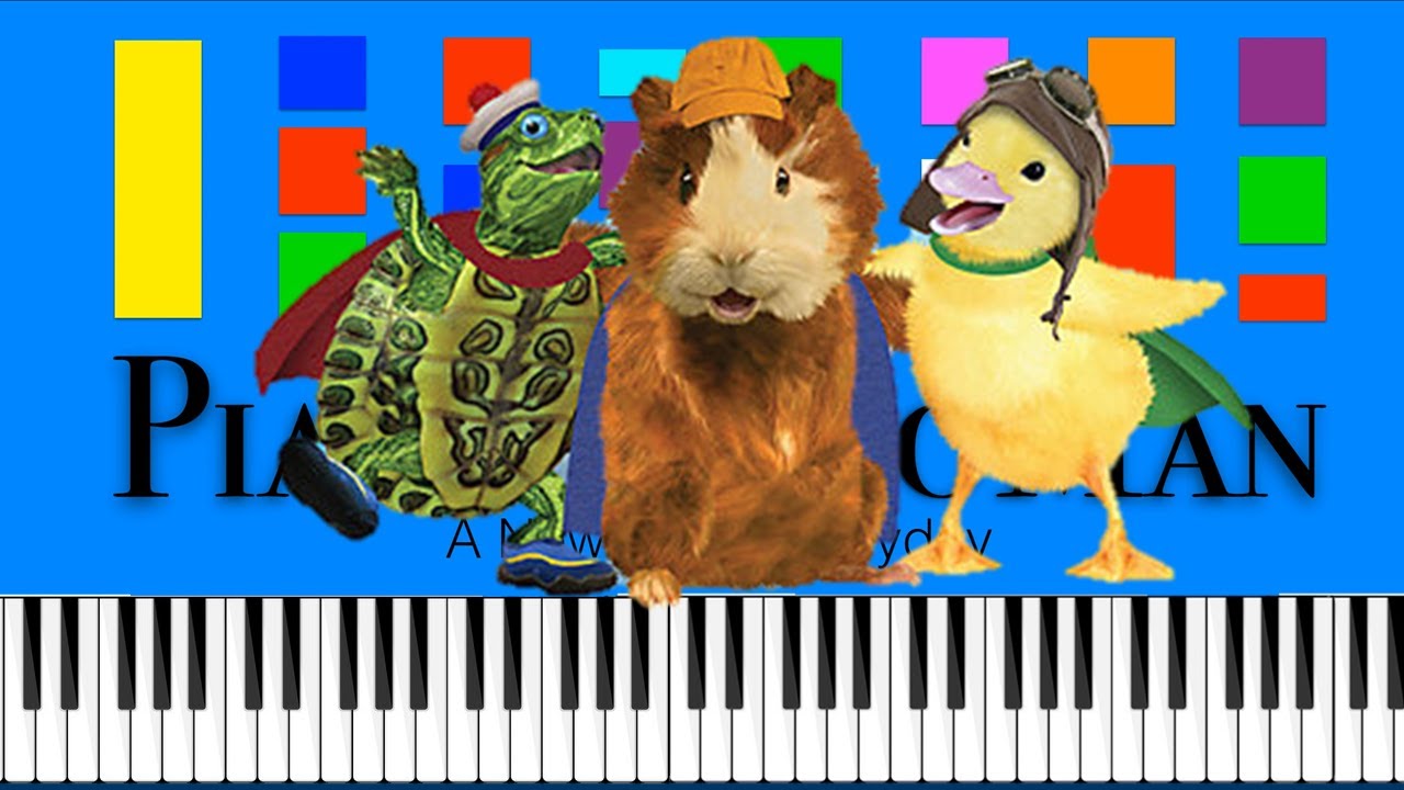 The Wonder Pets - Poor Baby Squirrel (Slow Medium) Piano Tutorial 4K