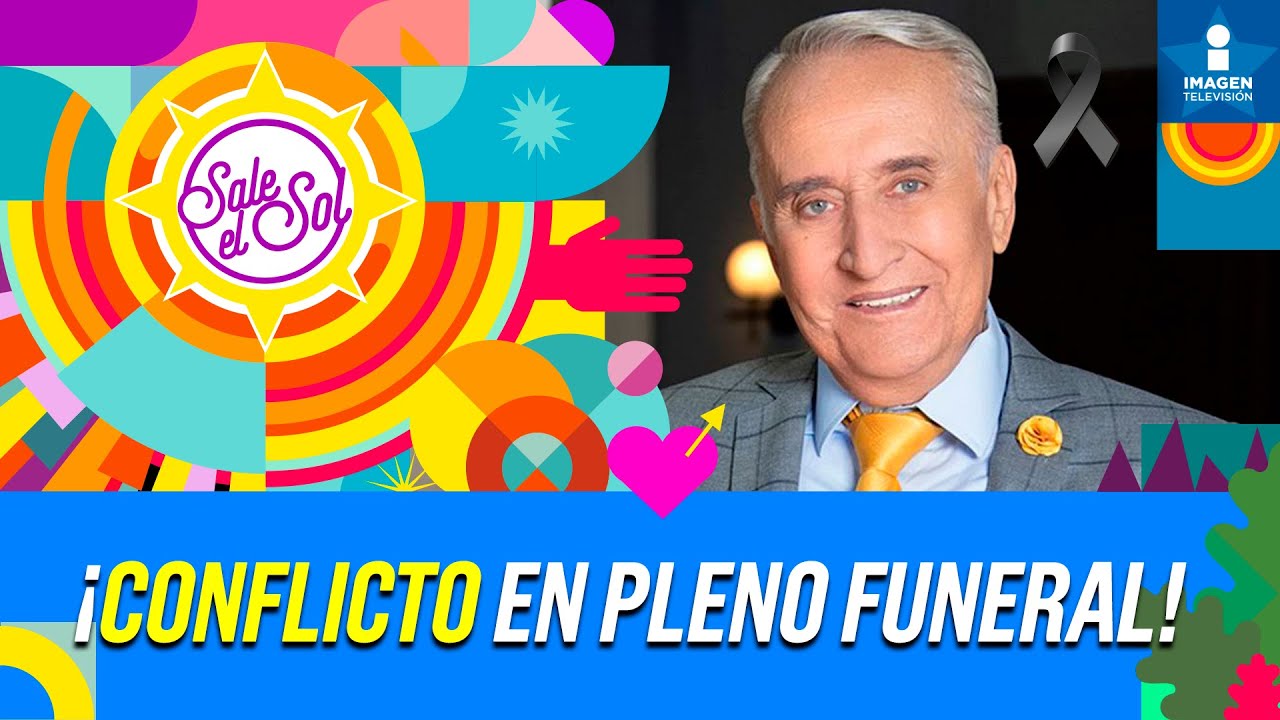 &iexcl;Conflicto entre hijos y viuda de Patricio Castillo en su funeral! | Sale el Sol