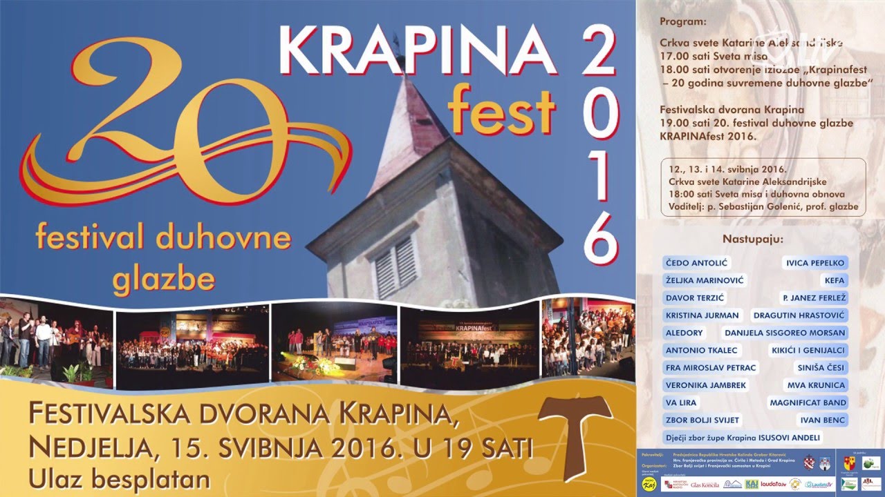 Najava - KRAPINA fest 2016. na Laudato televiziji
