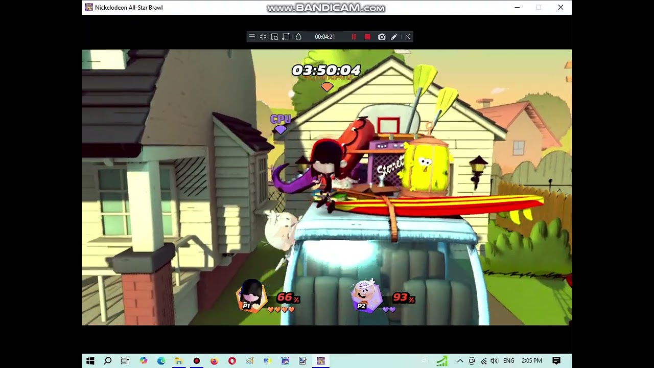 Nickelodeon All-Star Brawl Game (8) Lucy Loud vs Lincoln Loud