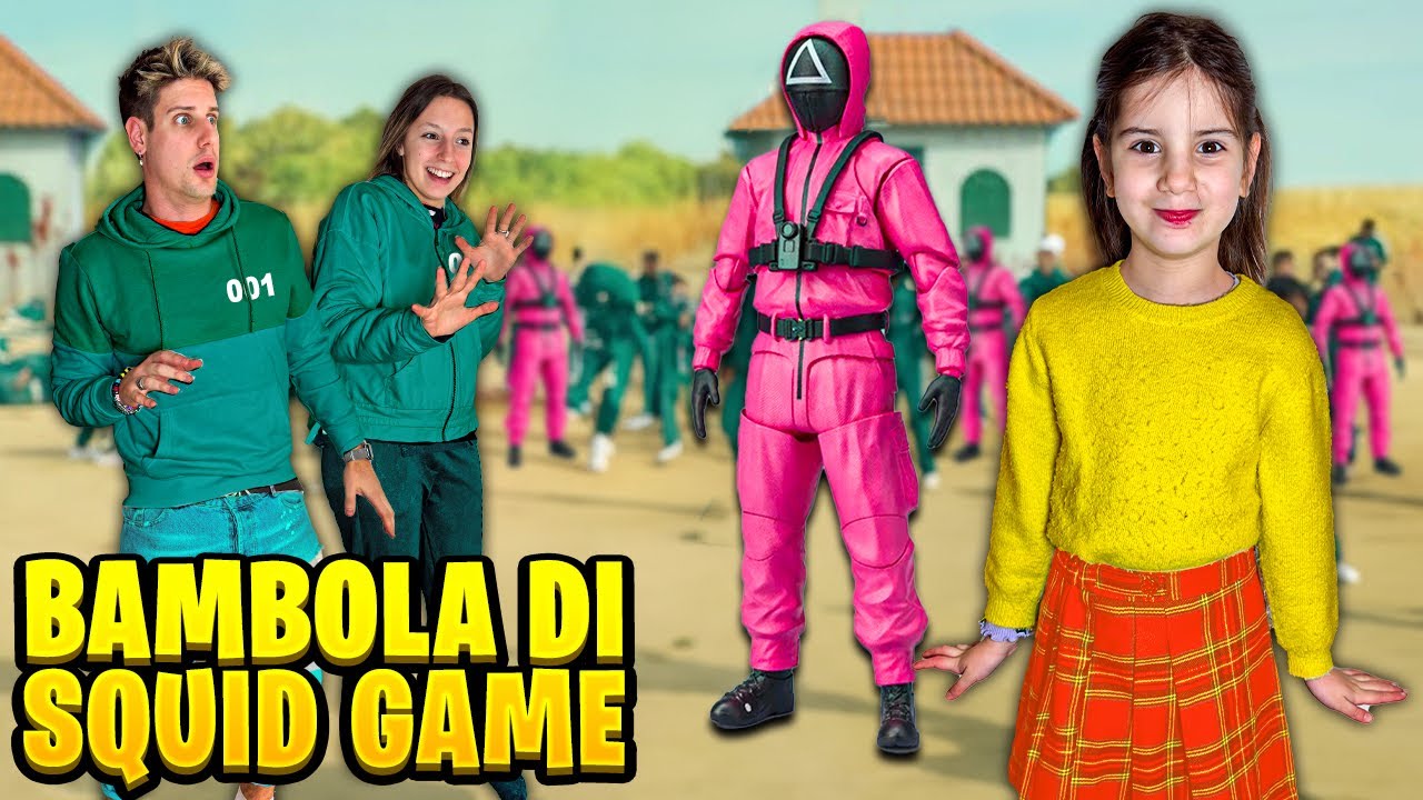 AURORA CREDE DI ESSERE LA BAMBOLA DI SQUID GAME 2 E PRENDE VITA! RAPISCE PAPÀ MIKE E LAURA!
