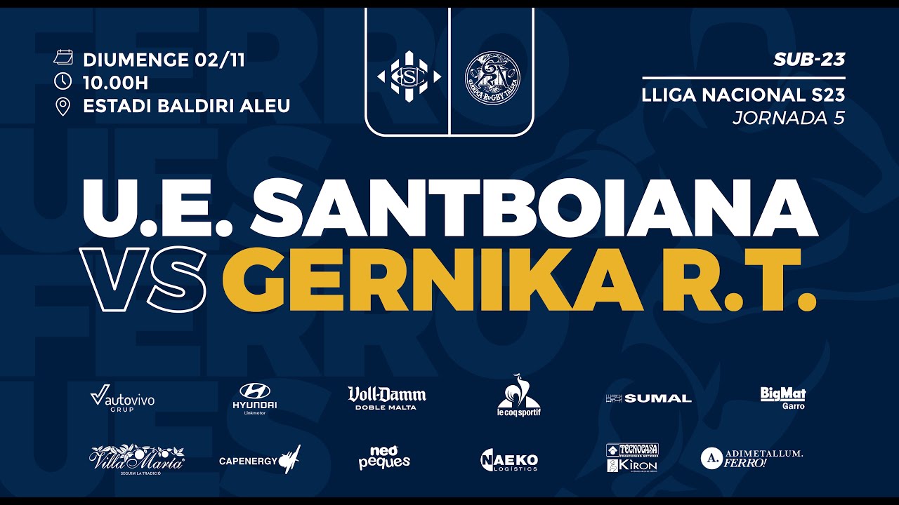 U.E. Santboiana S23 - Gernika R.T. (Jª 5 Lliga Nacional KPMG Emerging)