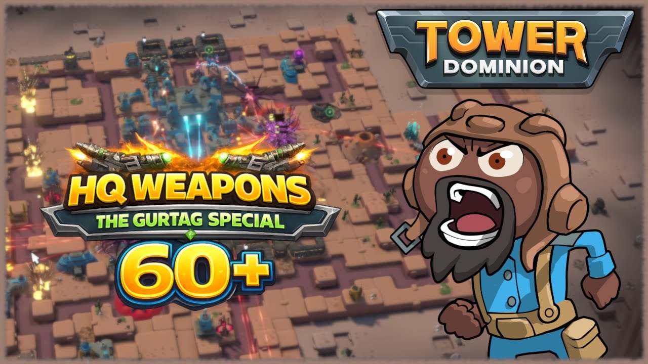 HQ Weapons with Gurtag | Tower Dominion Frontier 19 | 60+ Endless Run