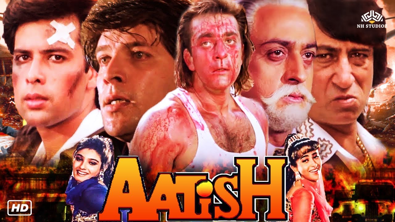 Aatish (आतिश ) Hindi Action Full Blockbuster Movie | Sanjay Dutt, Raveena Tandon, Karishma Kapoor