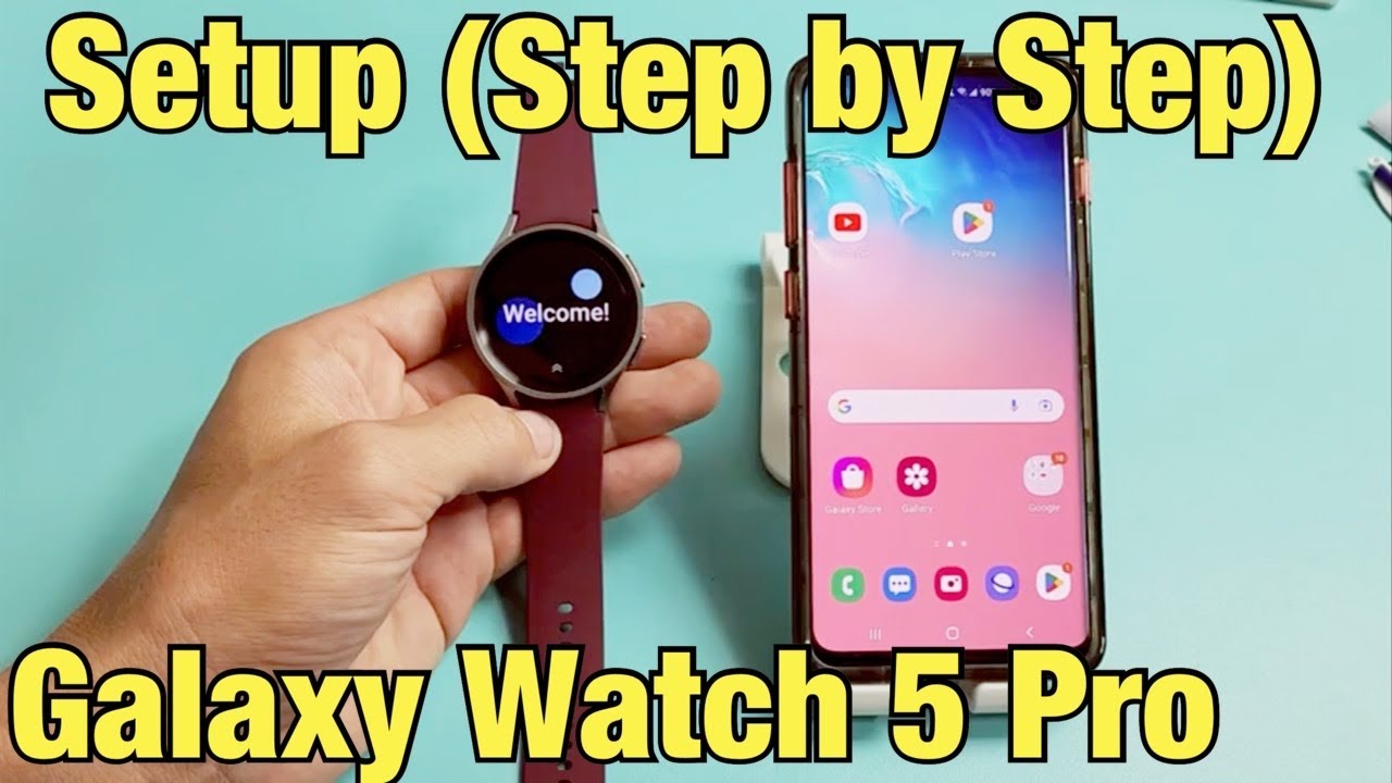 Galaxy Watch 5 Pro: как настроить (пошагово)