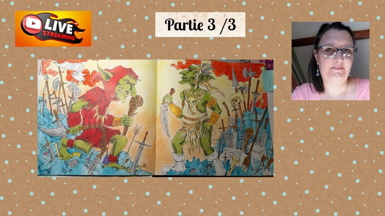 (Live 101 🎥) Mythomorphia partie 2 #coloriagesadultes