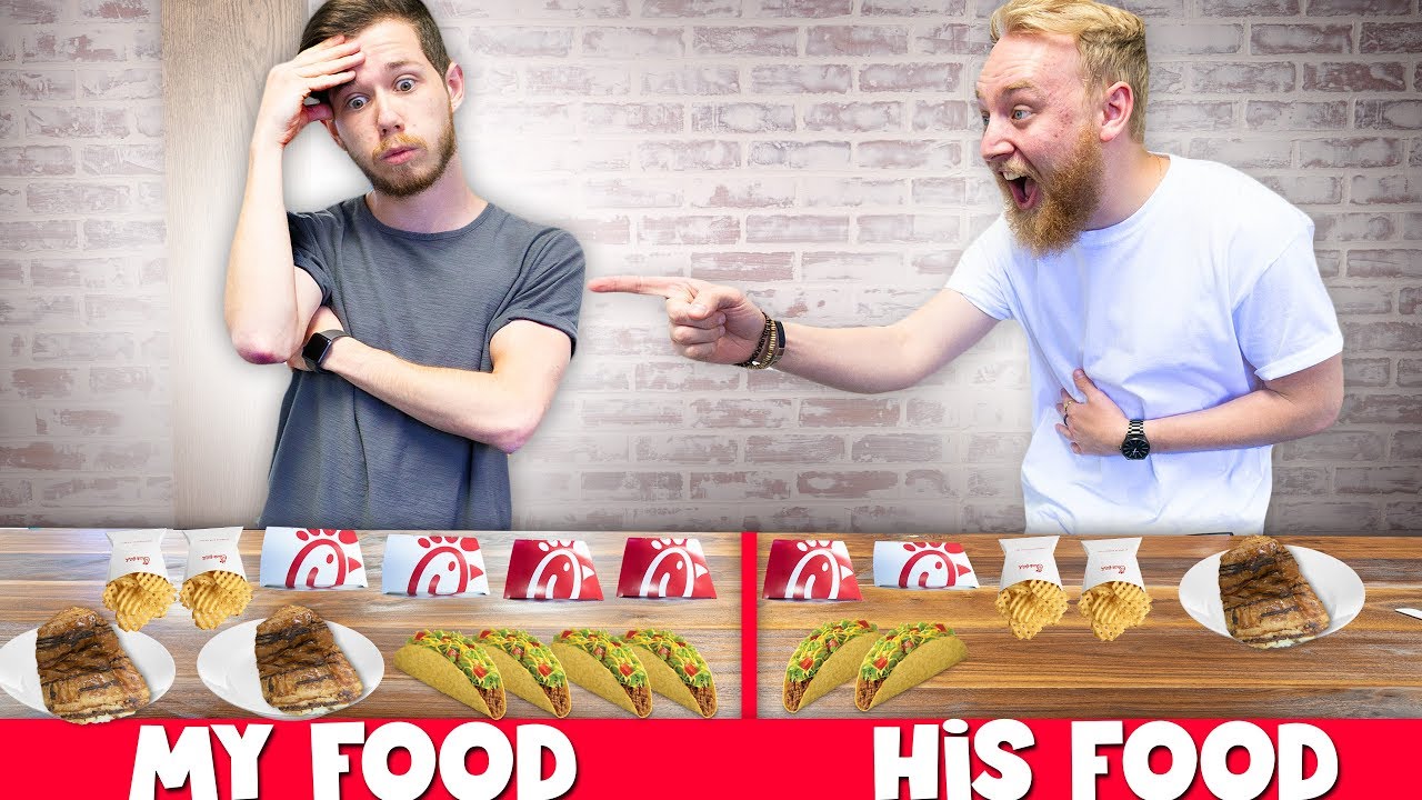 I Ate DOUBLE Of What My Friend Ate For 24 HOURS!