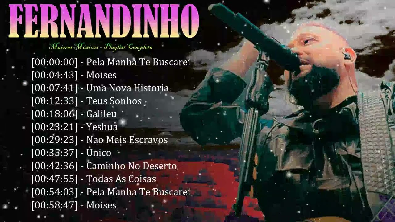 🕊️🎤 Fernandinho – Canções cheias de adoração anunciando o amor eterno de Cristo 📖💫