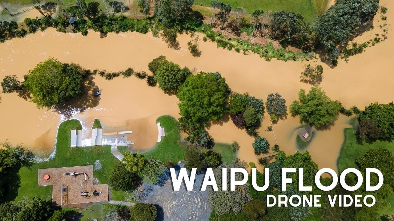 Waipu township flooding November 2022 [DRONE VIDEO]