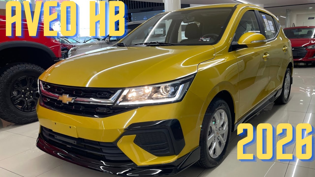 Nuevo AVEO hatchback (2026) color hello yellow.!