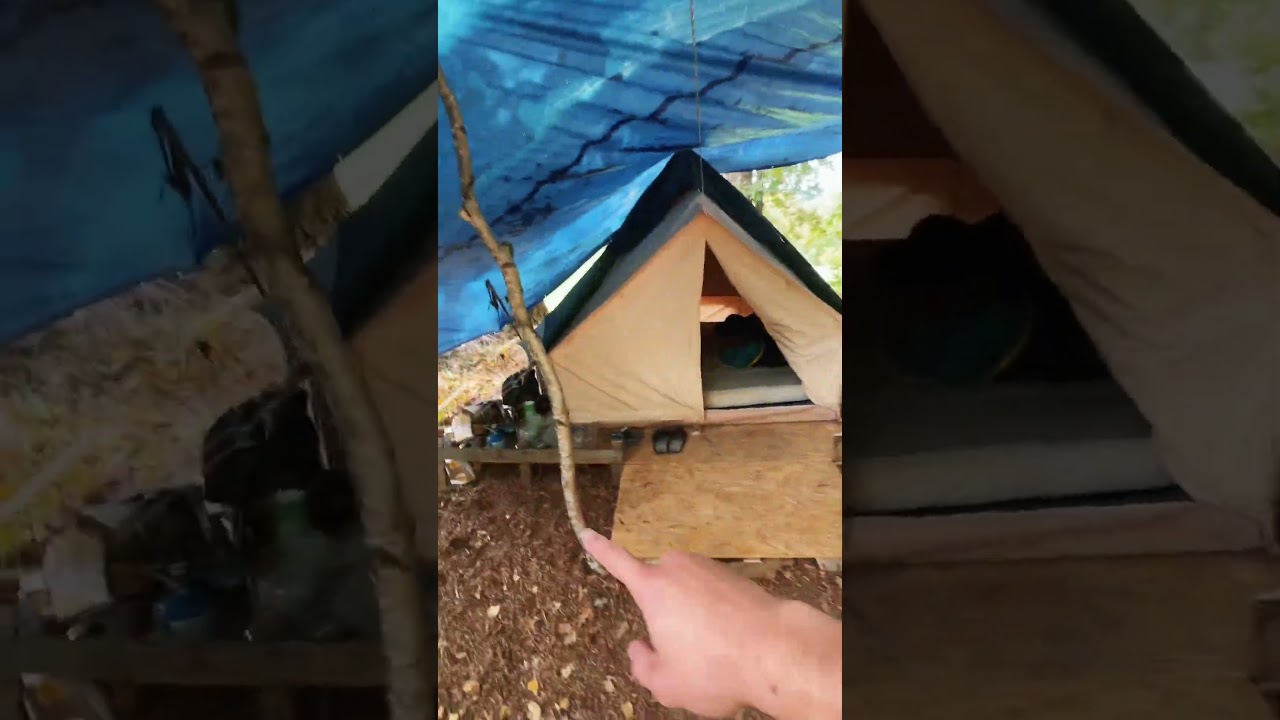 Żyj w tente tipi wisiorek l'hiver! #biwak #natura #camping #campingsauvage #treak #tipi