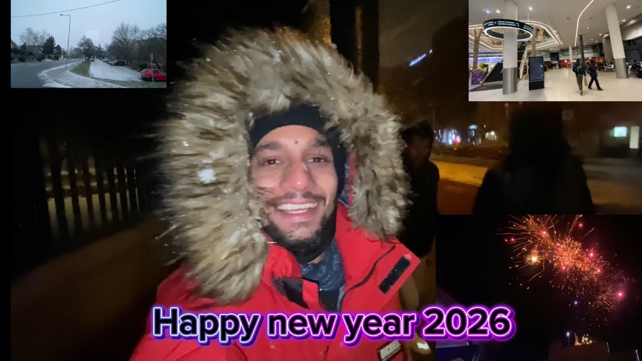 New Year 2026 Celebration in Slovakia || New experience #newyear #europe 