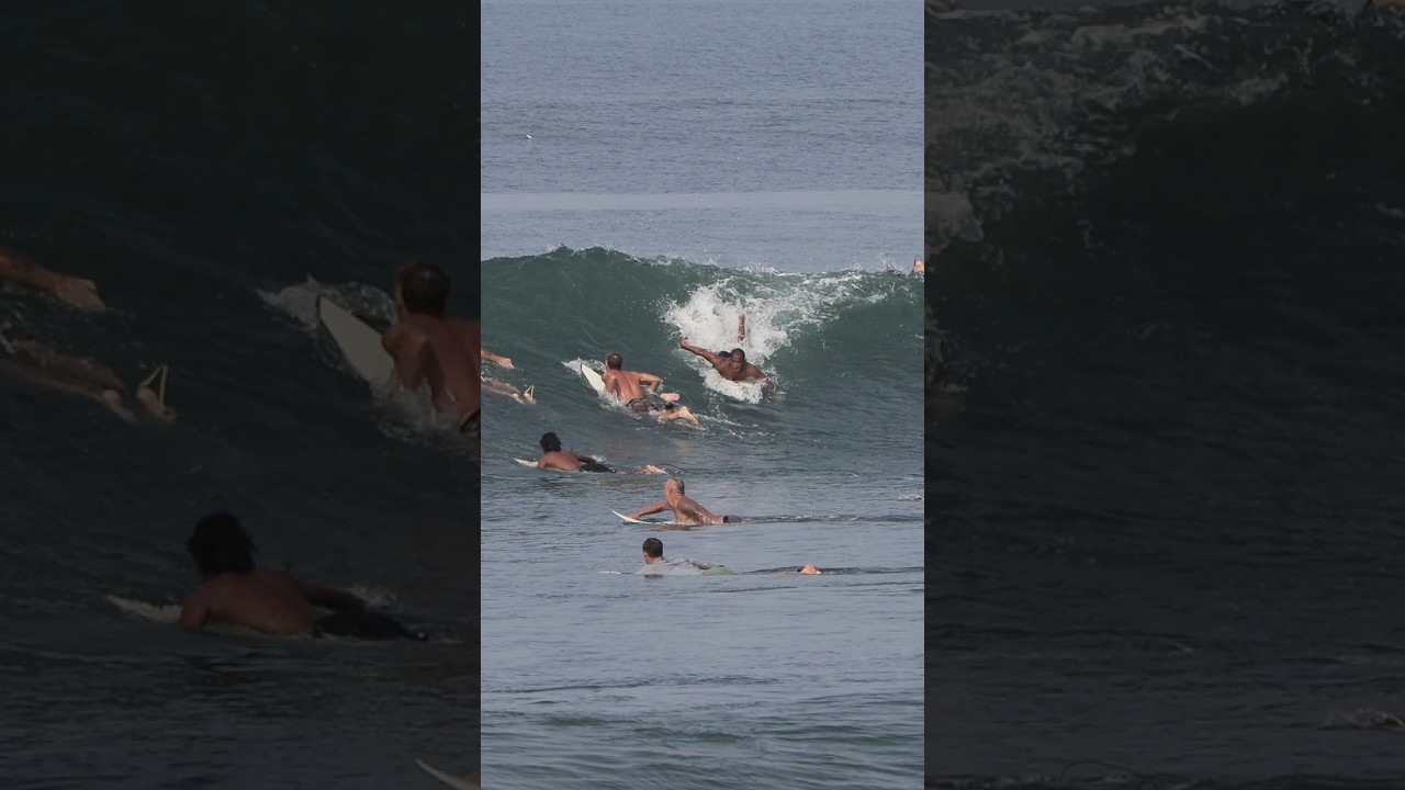 Snagging One From The Canggu Crowd And Taking It To The Beach #surfersofbali #surfingbali #surfers