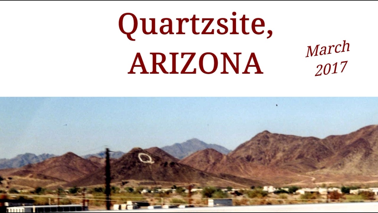 Arizona Quartzsite 2017