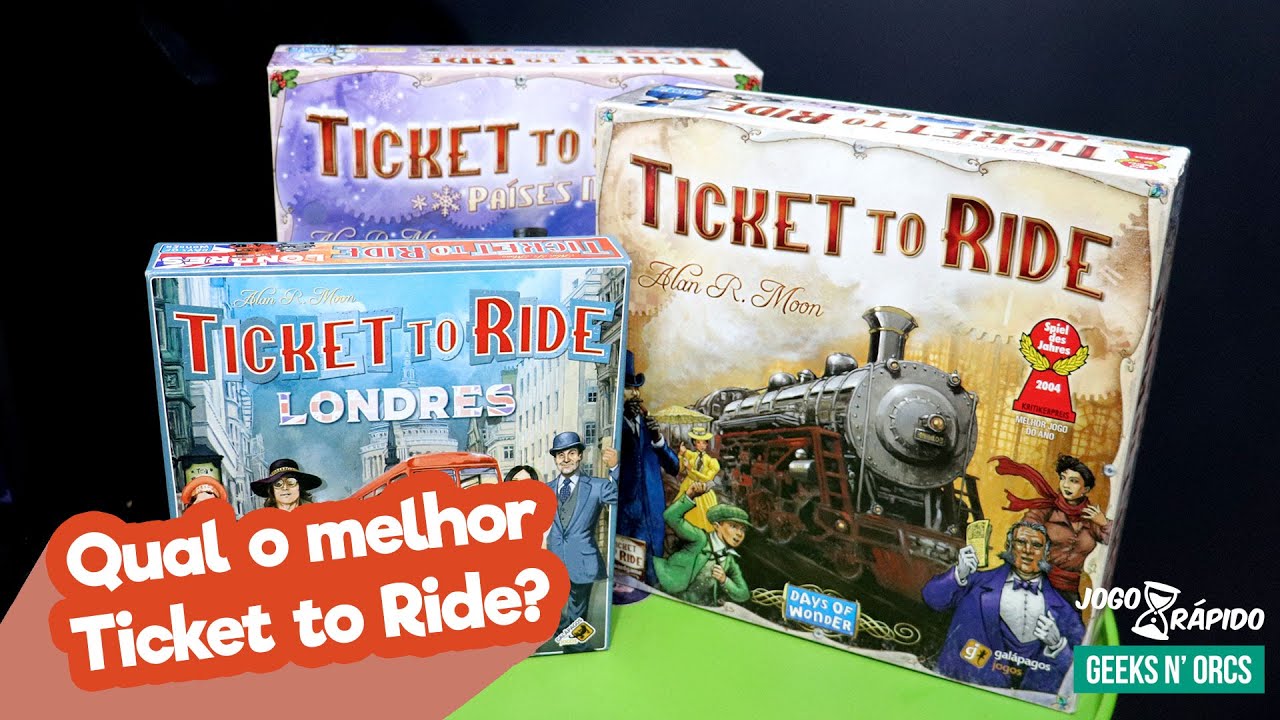 Jogo Rápido | Qual o melhor mapa de expansão do Ticket to Ride?