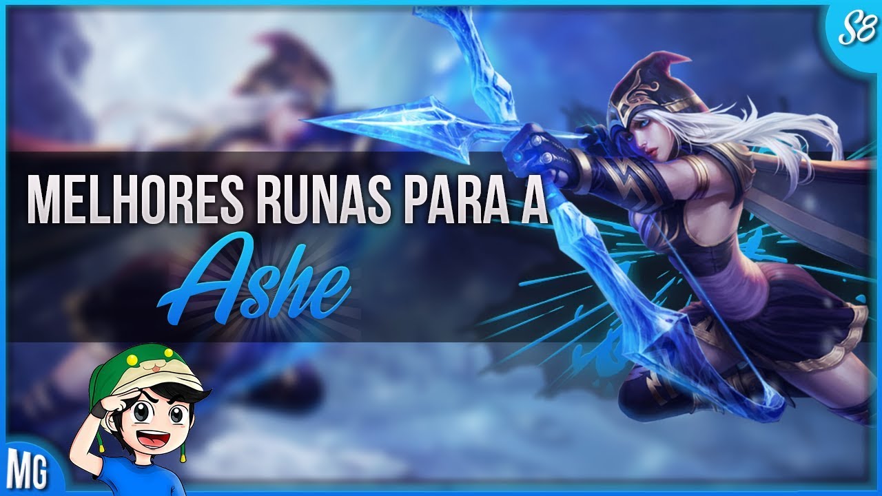 🔴 P&aacute;gina de Runas para ASHE S8 (Adc e Explosiva) - Runas Reforjadas - V&iacute;deo R&Aacute;PIDO - Melhores Runas