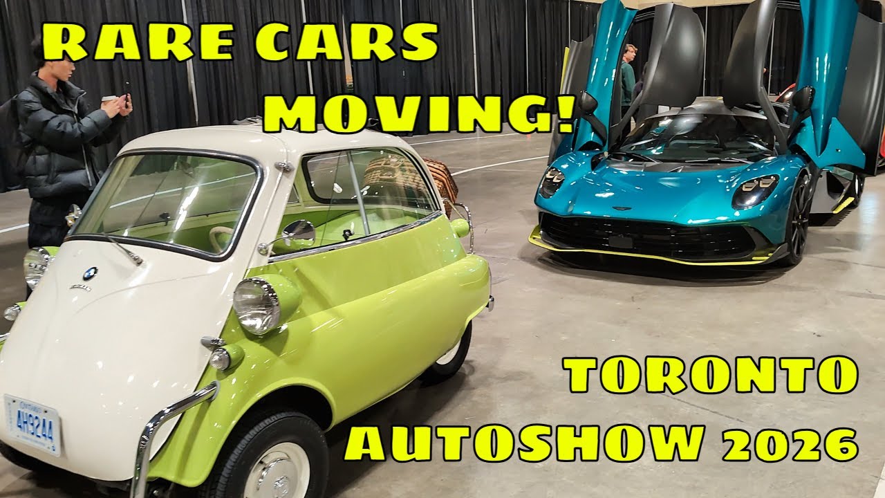 RARE CARS IN MOTION: Ferrari, Valhalla & BMW | Toronto AutoShow 2026