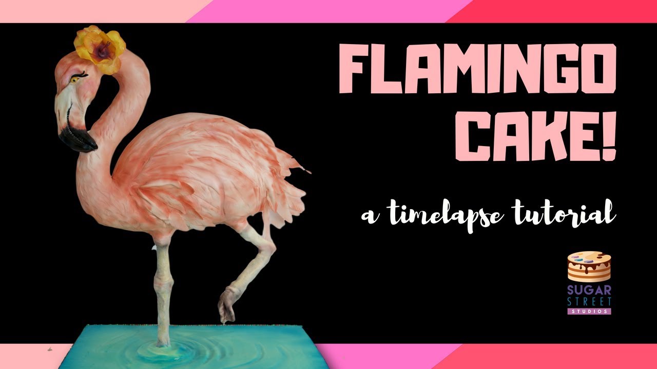 3D Flamingo Cake!