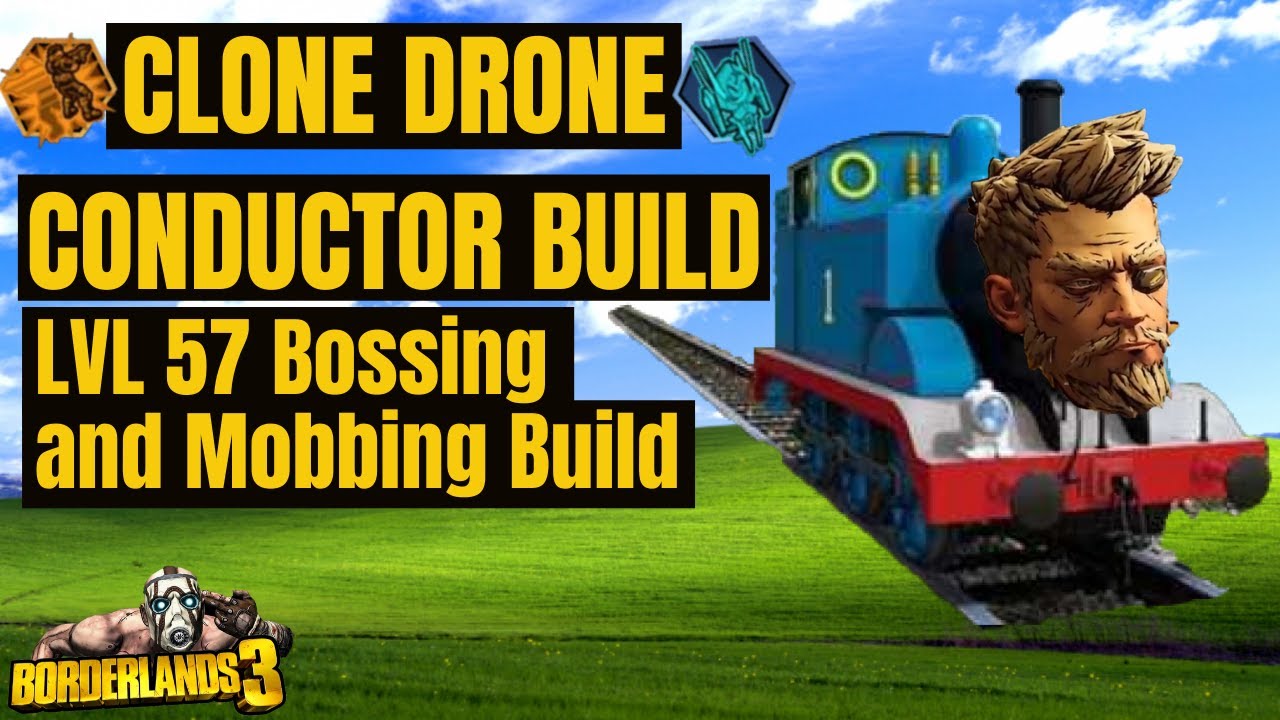 LVL 57 TRAIN ZANE CLONE/DRONE CONDUCTOR BUILD BORDERLANDS 3  *ELEMENTAL RICOCHET BUILD*