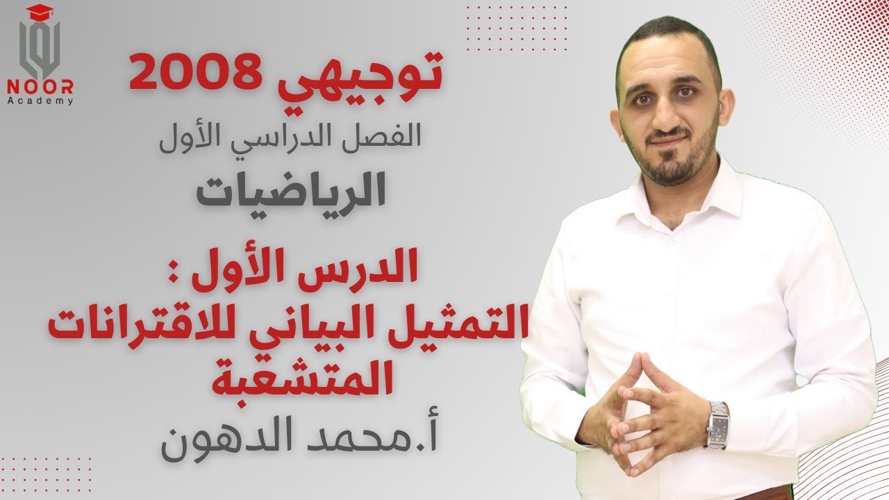 الجزء الثاني  - التمثيل البياني للاقترانات المتشعبة - جيل 2008 المنهاج الجديد للأول ثانوي