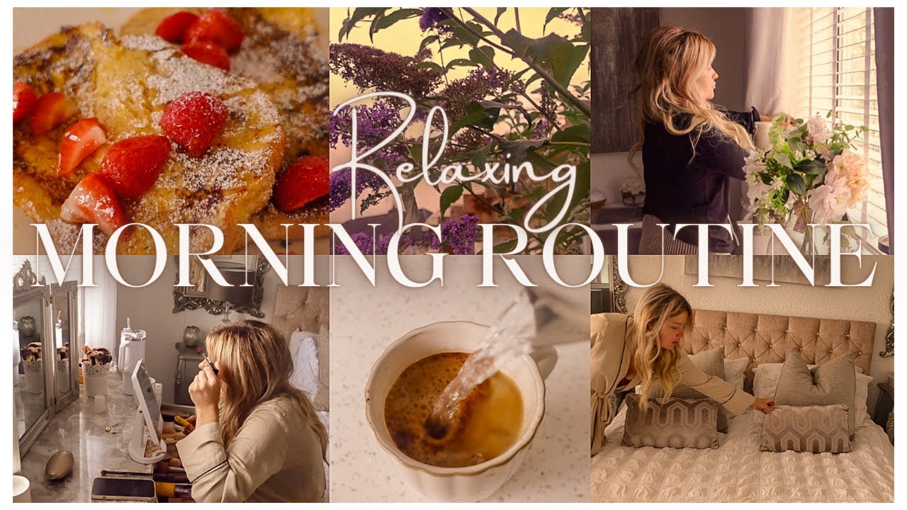 RELAXING MORNING ROUTINE - a little selfcare & Sunday reset 💫