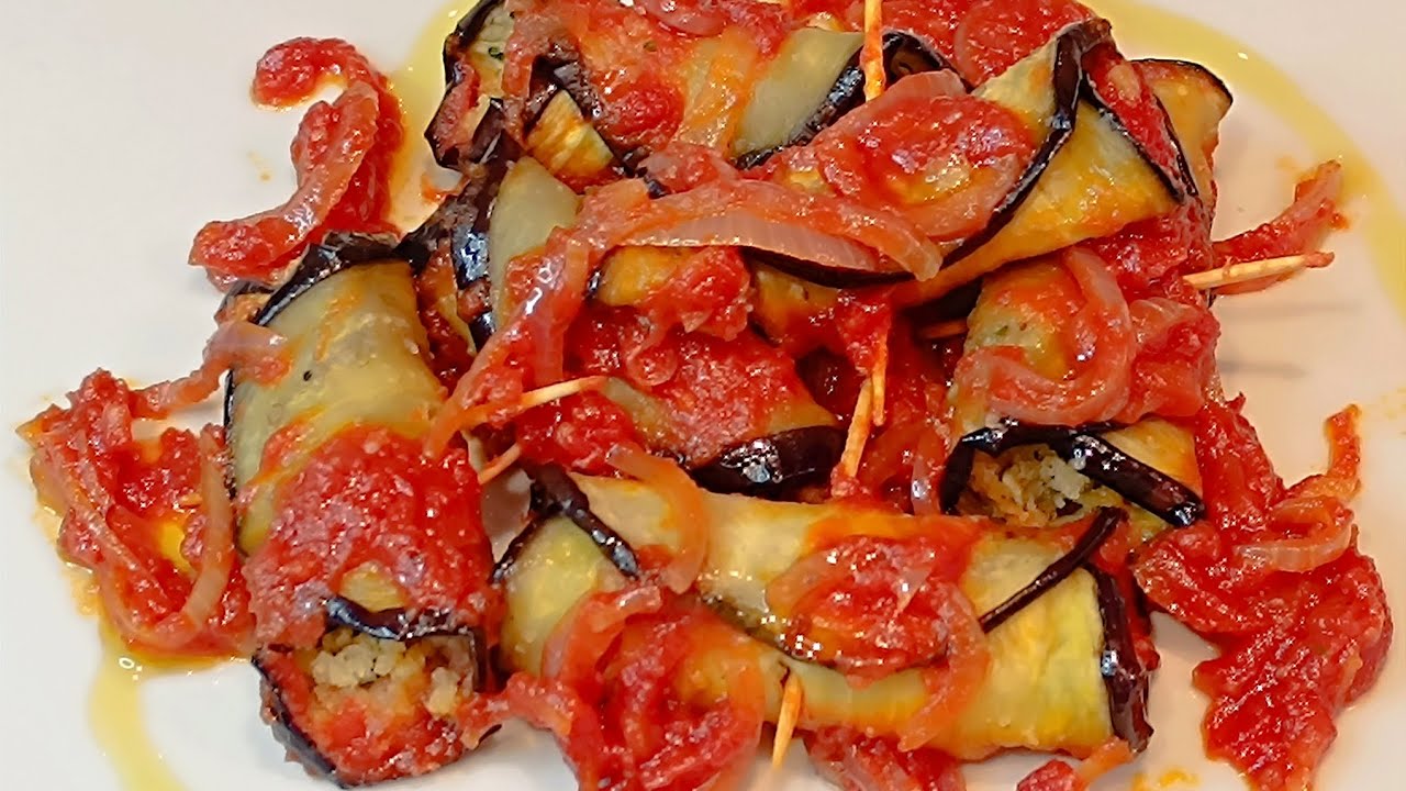 INVOLTINI DI MELANZANE alla Sfoglina Romagnola succulenti gustosi guduriosi