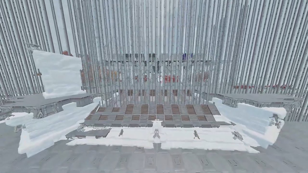 FLM Cinematic Cluster Alpha Snow North Base Tour | IcyKhaos | ARK ASA