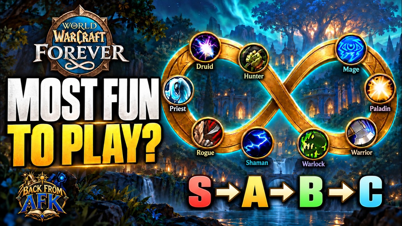 Какой класс на самом деле самый весёлый? | Тир-лист WoW Forever