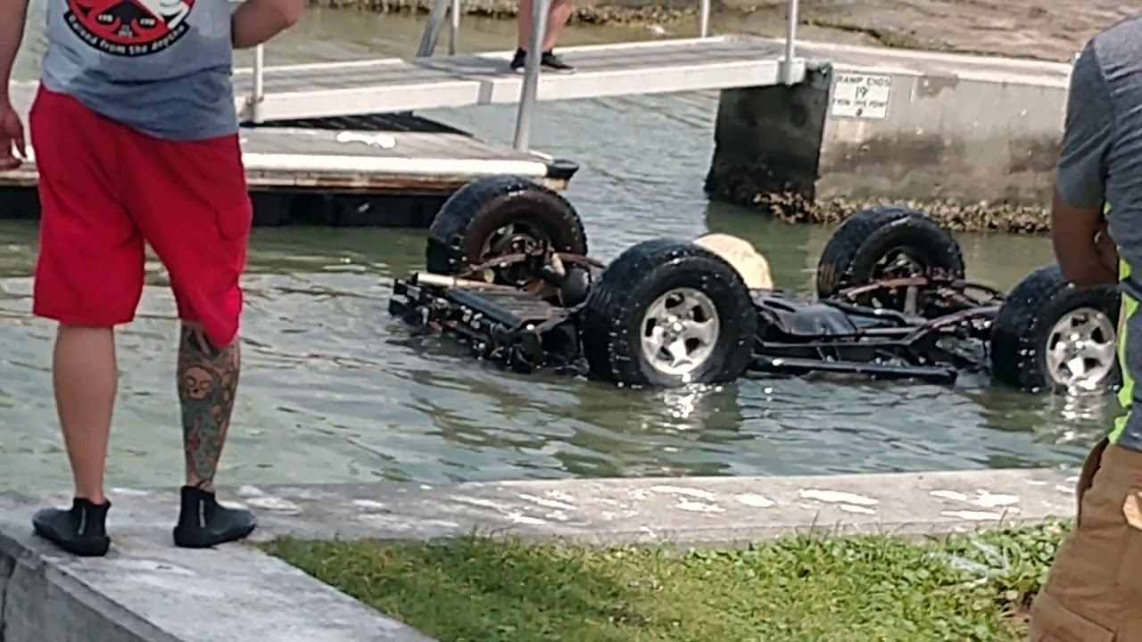 Seminole boat ramp a Jeep came out of water