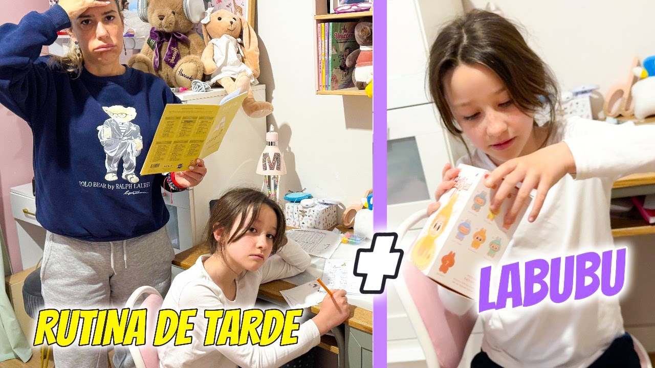 RUTINA DE TARDE DESPUES DEL COLEGIO CON MARTINA + SORPRESA CON LABUBU