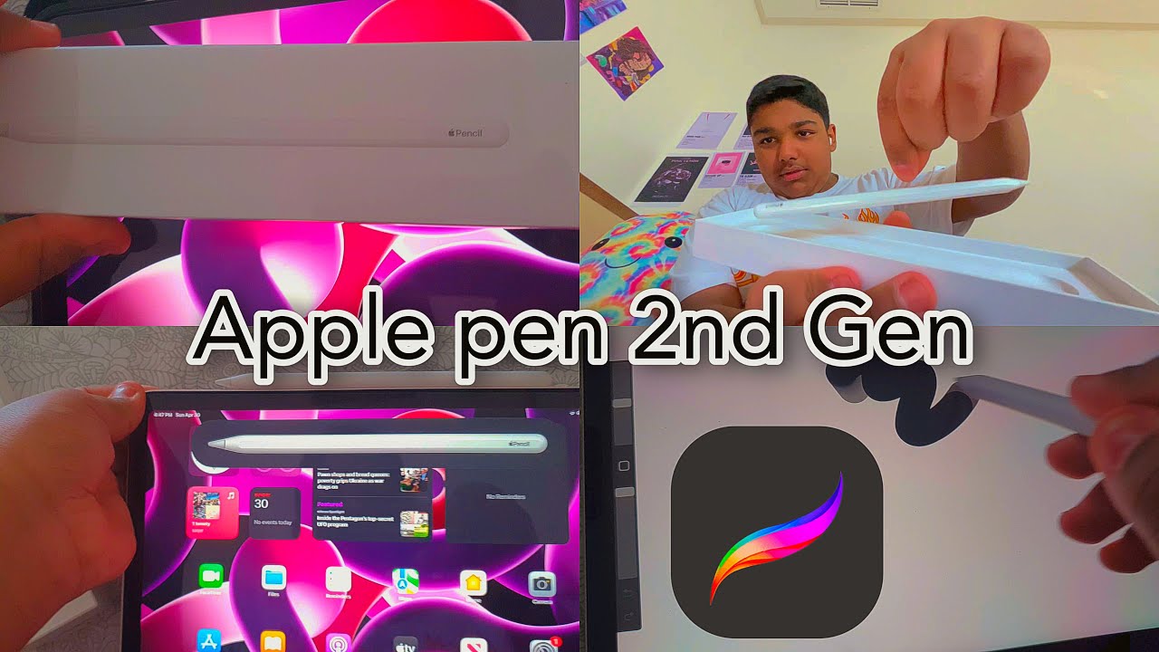 ✍️شريت قلم ايباد حق ايبادي الجديد (انبوكسنق) Apple Pencil 2nd Generation Unboxing 😳🥳💕