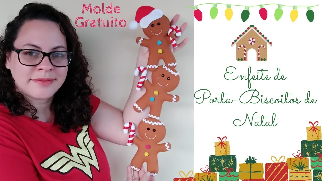 Como fazer Enfeite de Natal para Vender- Ginger- Biscoito Natalino