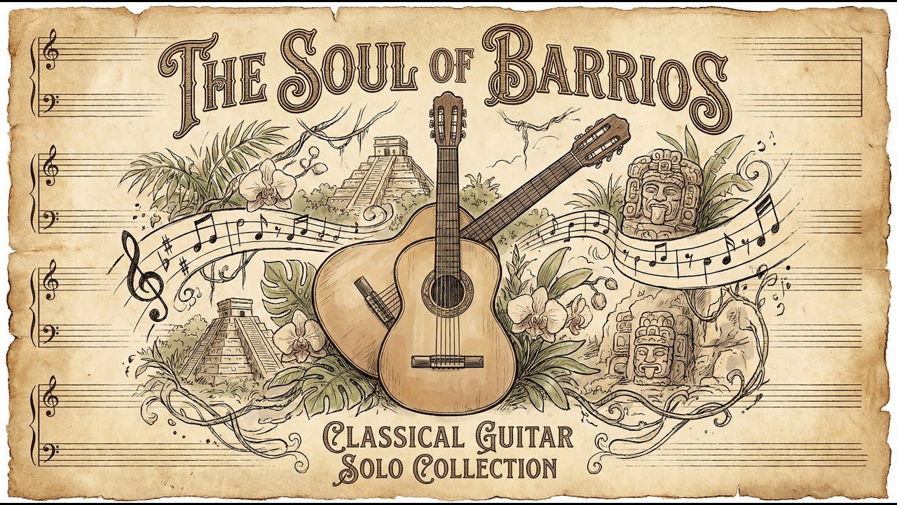 Barrios Spirit | Best of Classical Guitar Solo | 30 Min of Relaxing Nylon String Solo