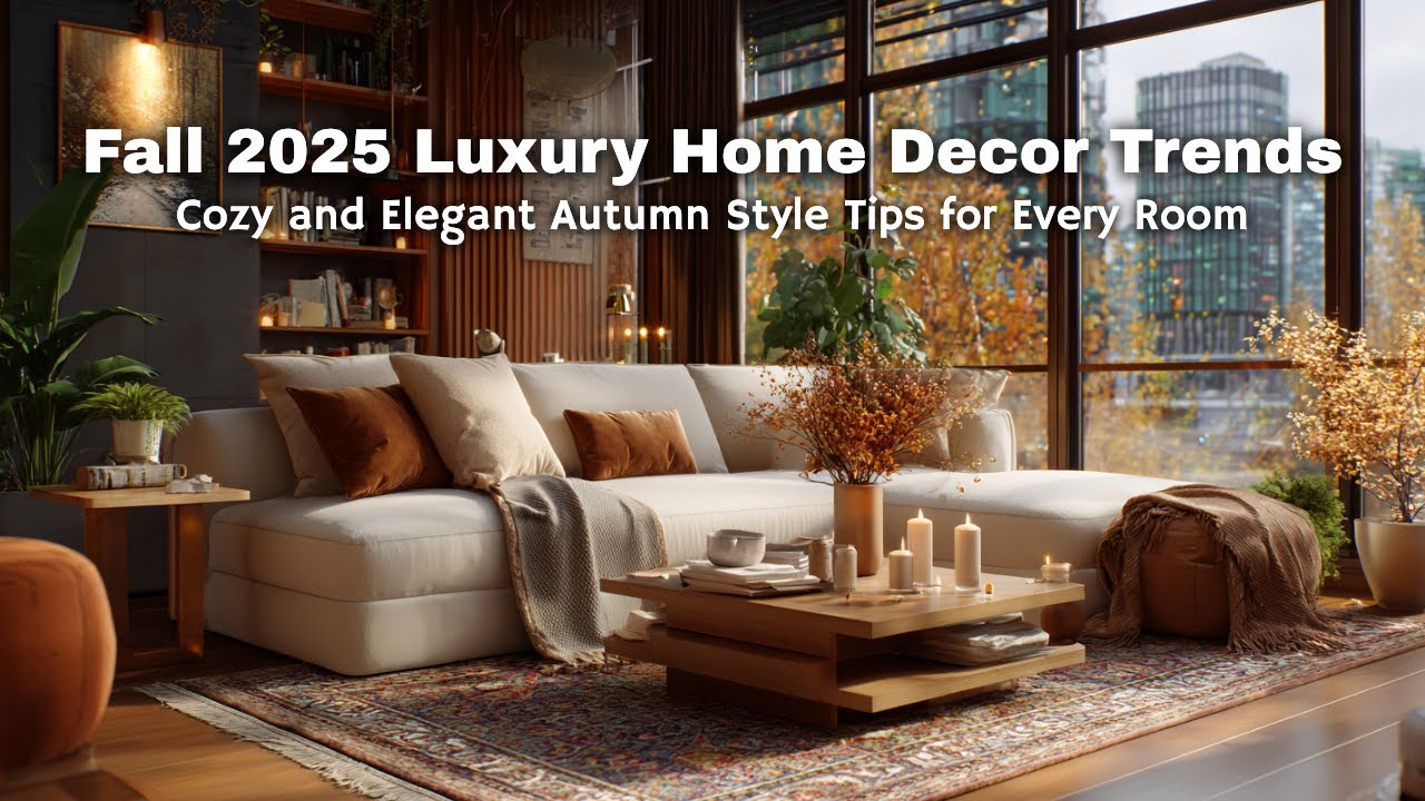 Fall 2025 Luxury Home Decor Trends: Cozy and Elegant Autumn Style Tips for Every Room