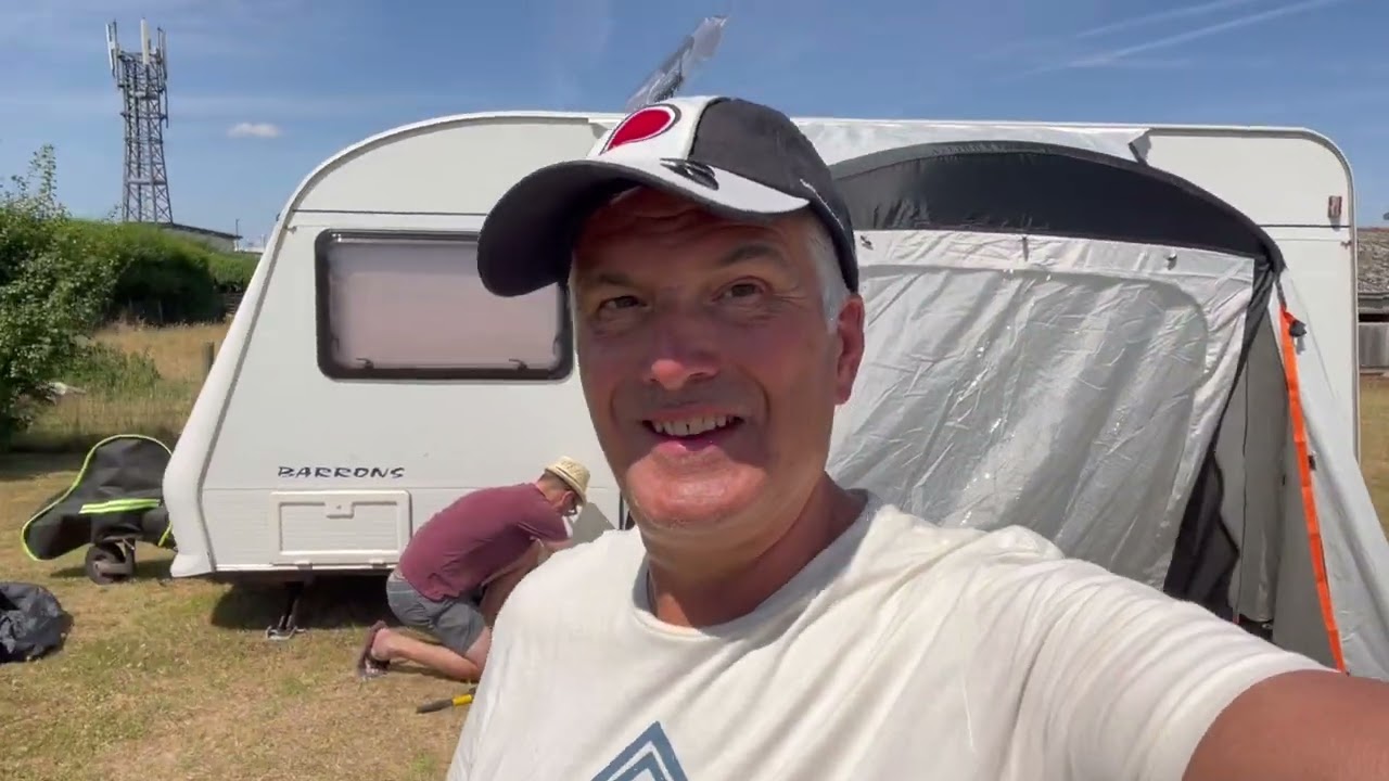 Trying out the Dorema StarCamp Quick and Easy 225 Inflatable Awning for the First Time