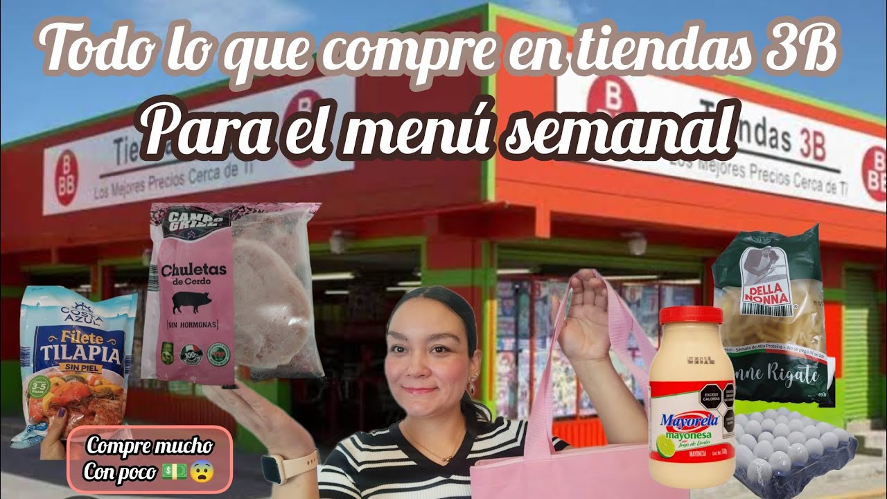 Ahorrando en mi compra semanal en tiendas 3B 