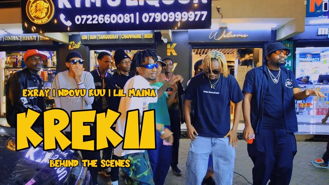 KREKII - Exray x Ndovu Kuu x Lil Maina (Behind The Scenes)