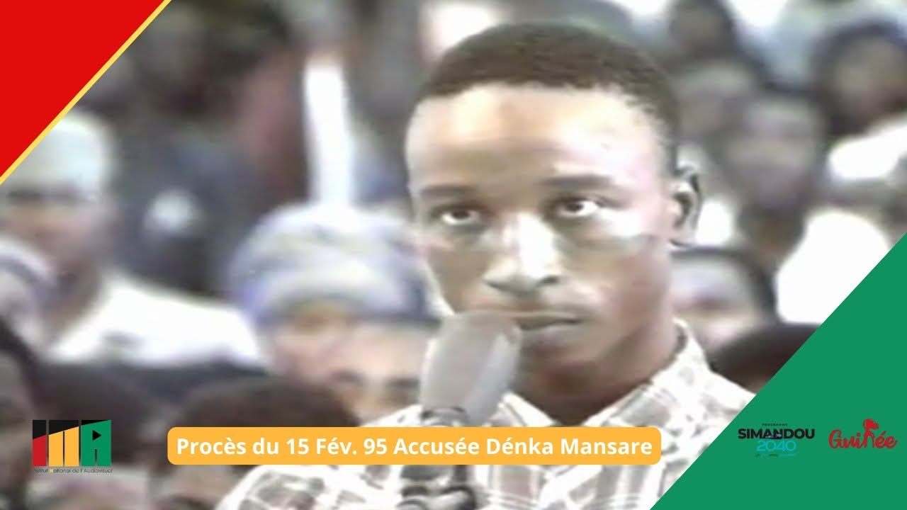 Procès du 15 Février  1995 Accusée Dénka Mansare | ARCHIVES INA GN