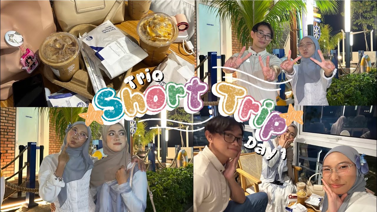 Day One — Short Trip to Celebrate End of Diploma ft. Maira Tasya Mars🏝️🥧🍪☕️🧋🎧🎤💸