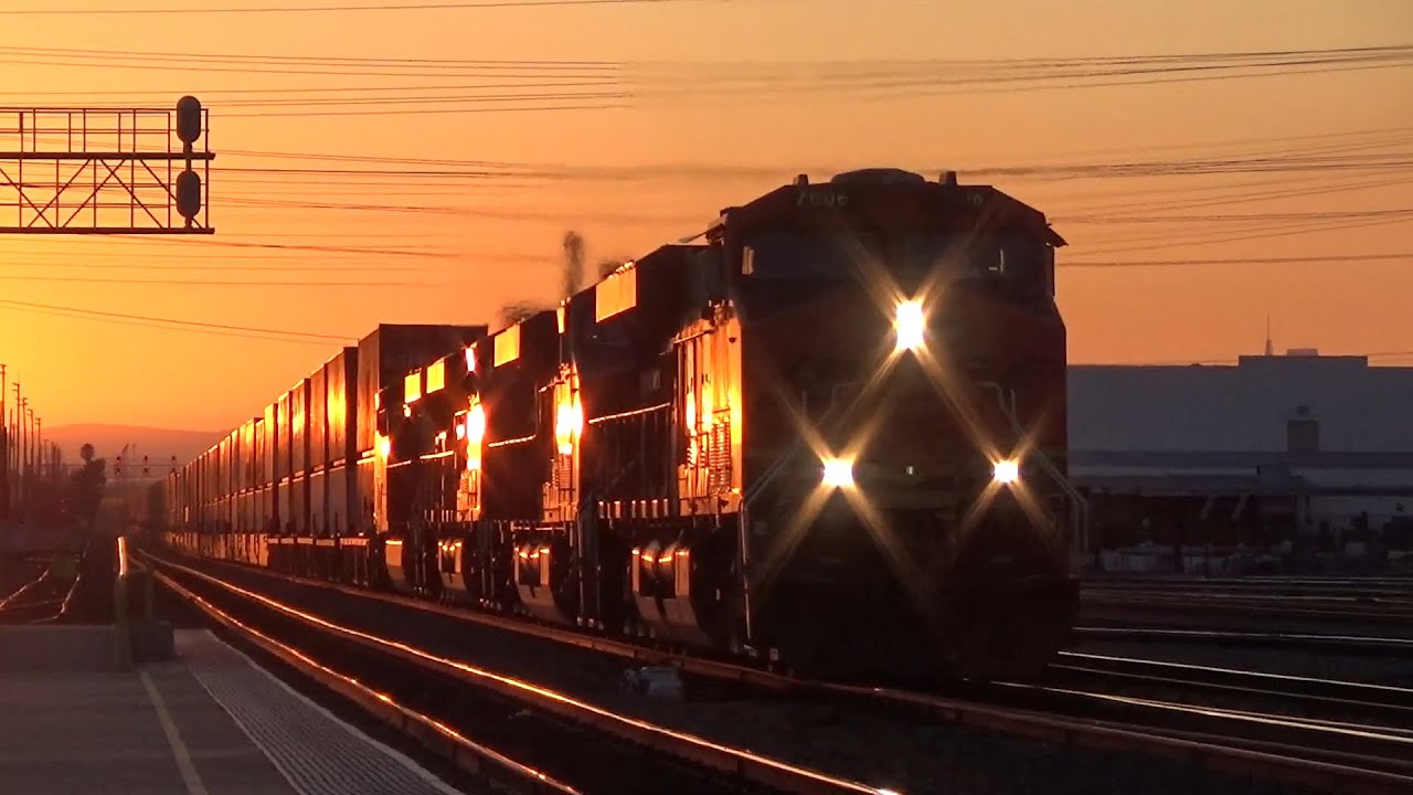 Golden Hour Activity at Metrolink Commerce Station