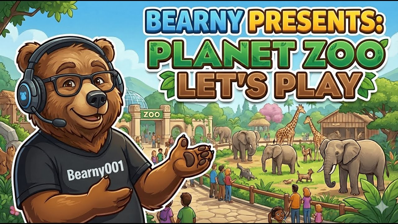 Planet Zoo – Bearnys Bärenpark | #16 Ein neuer Eingang, Feinschliff und Planung neuer Gehege